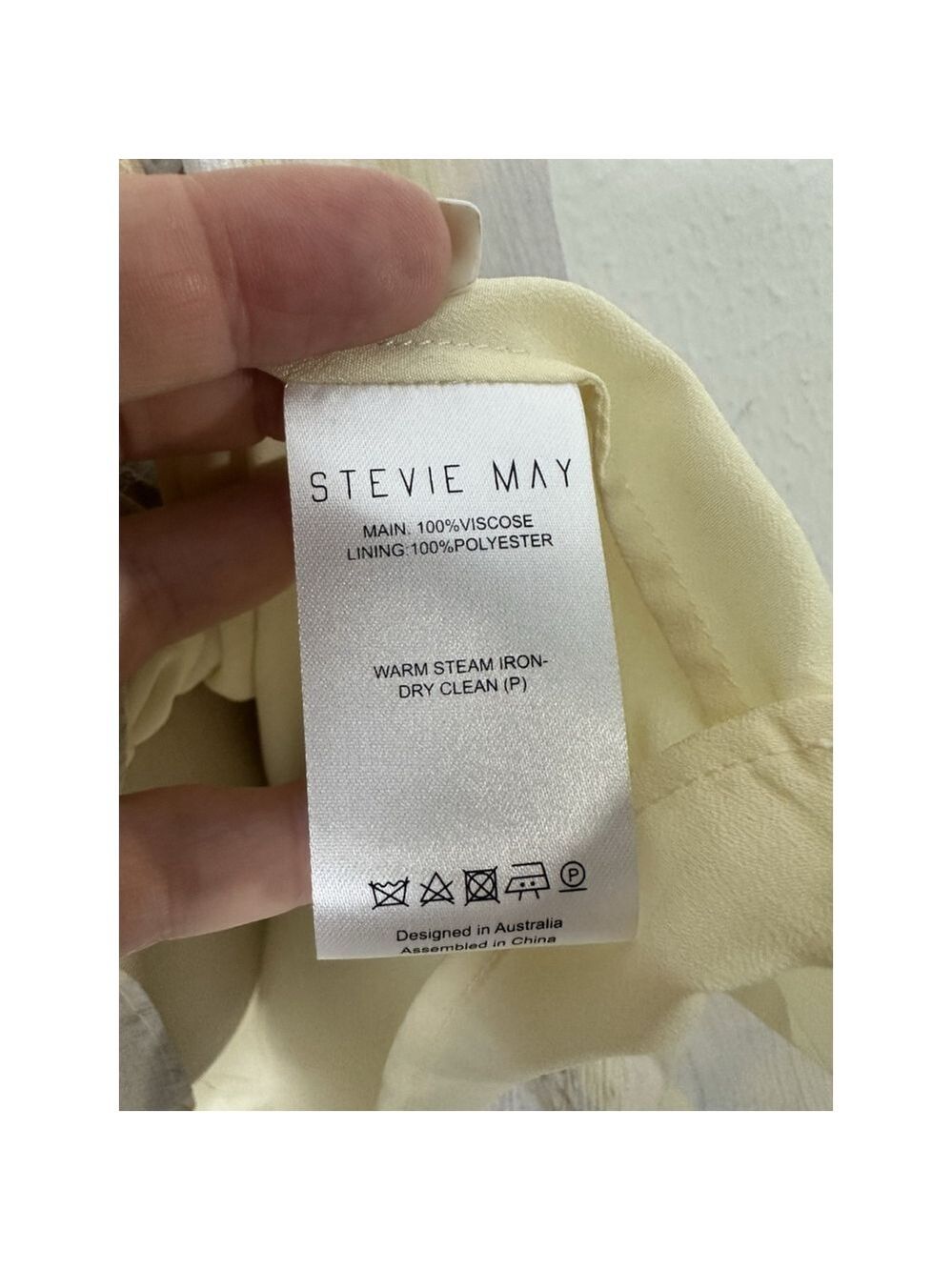 Stevie May Anthropologie Floral Mini Dress XS Yellow Boho Ruffle Cottagecore - Picture 11 of 14